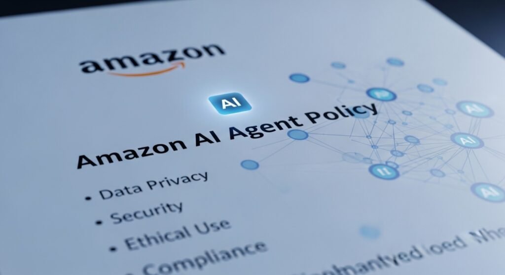 Overview of Amazon AI Agent Policy 2026 defining automated software and SP-API access rules