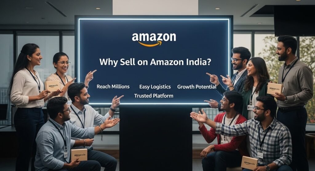 Benefits of selling on Amazon India marketplace for online business growth