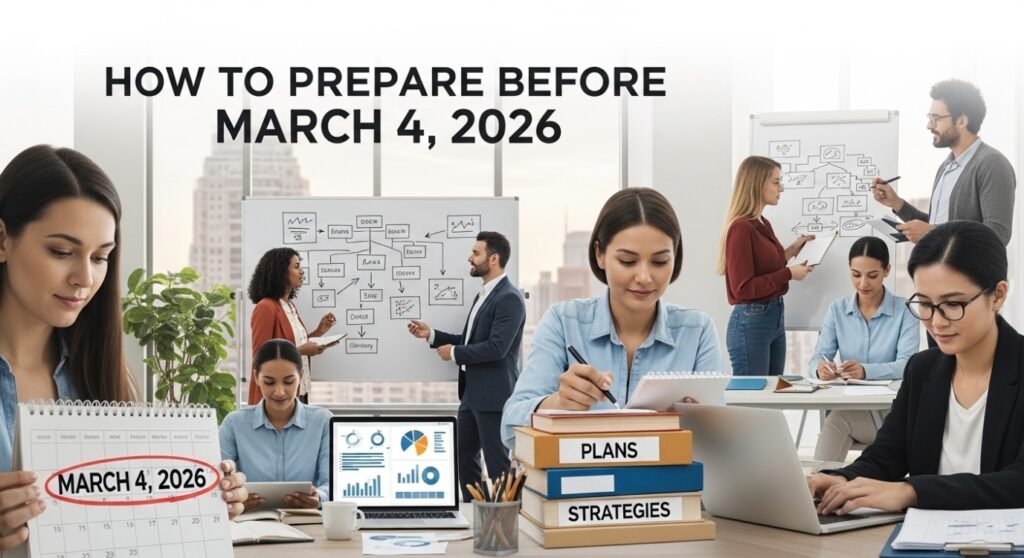 Amazon seller planning strategy with calendar marked March 4, 2026 and compliance preparation documents