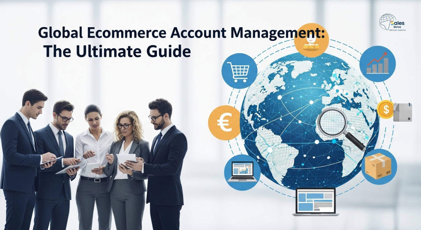 Global eCommerce account management guide covering international marketplace strategies, brand growth, and cross-border ecommerce management services