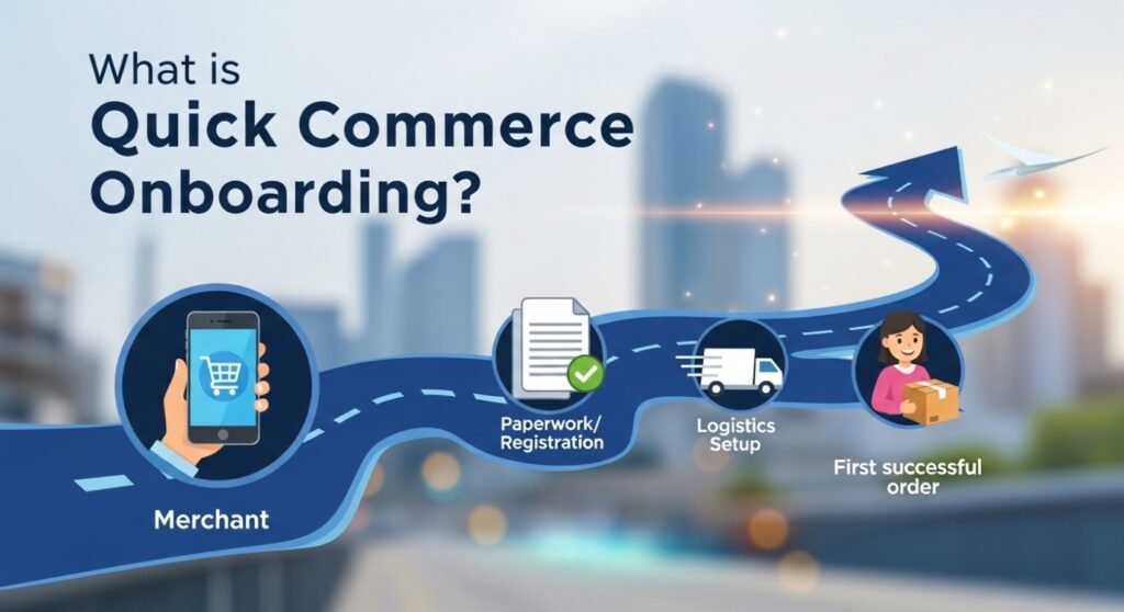 What is quick commerce onboarding process for brands