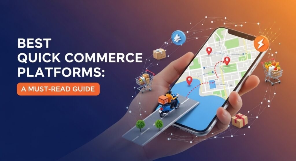 Quick commerce delivery model showing instant grocery delivery in India