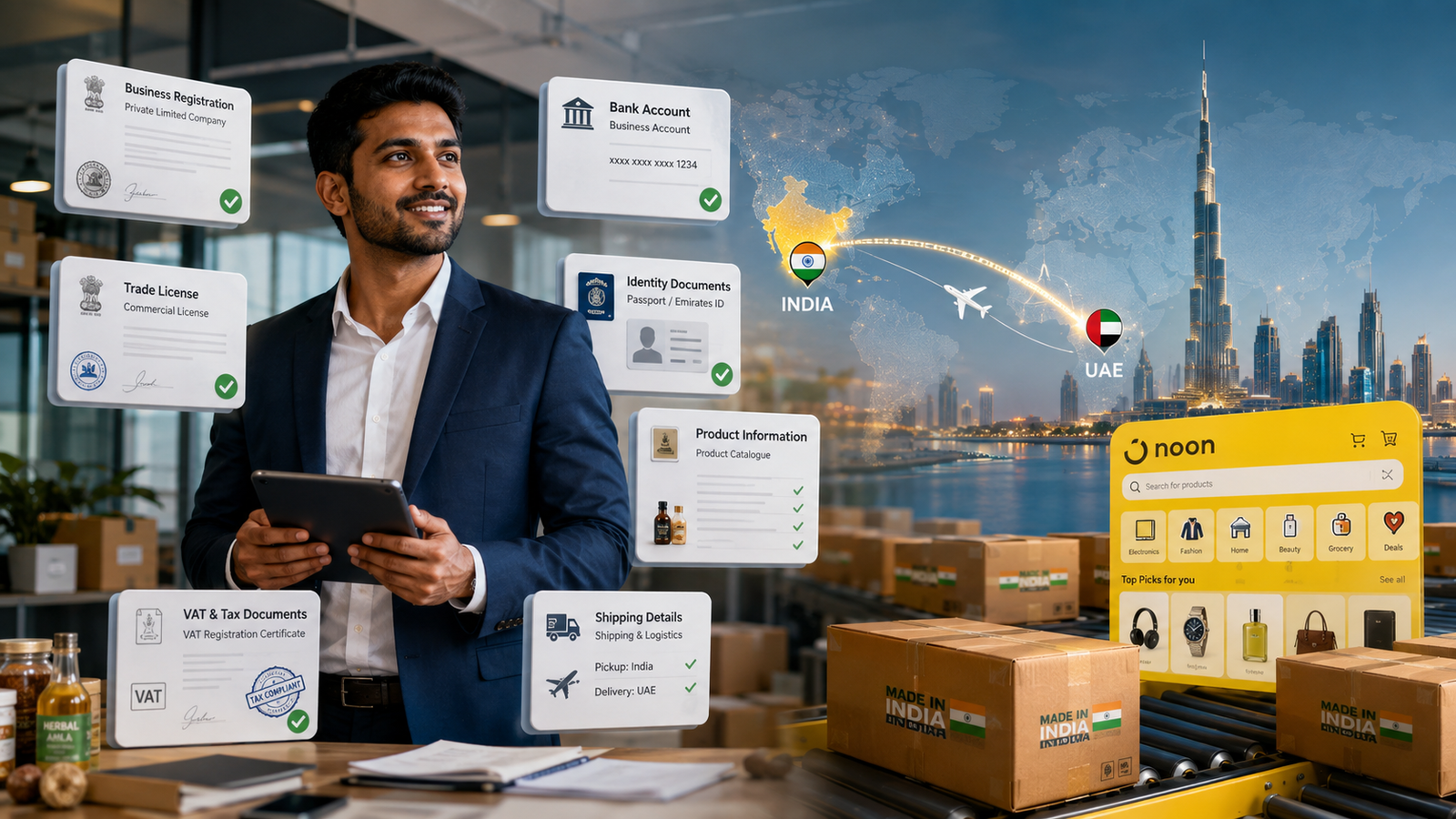 How Indian Brands Can Expand Into the UAE Through Noon