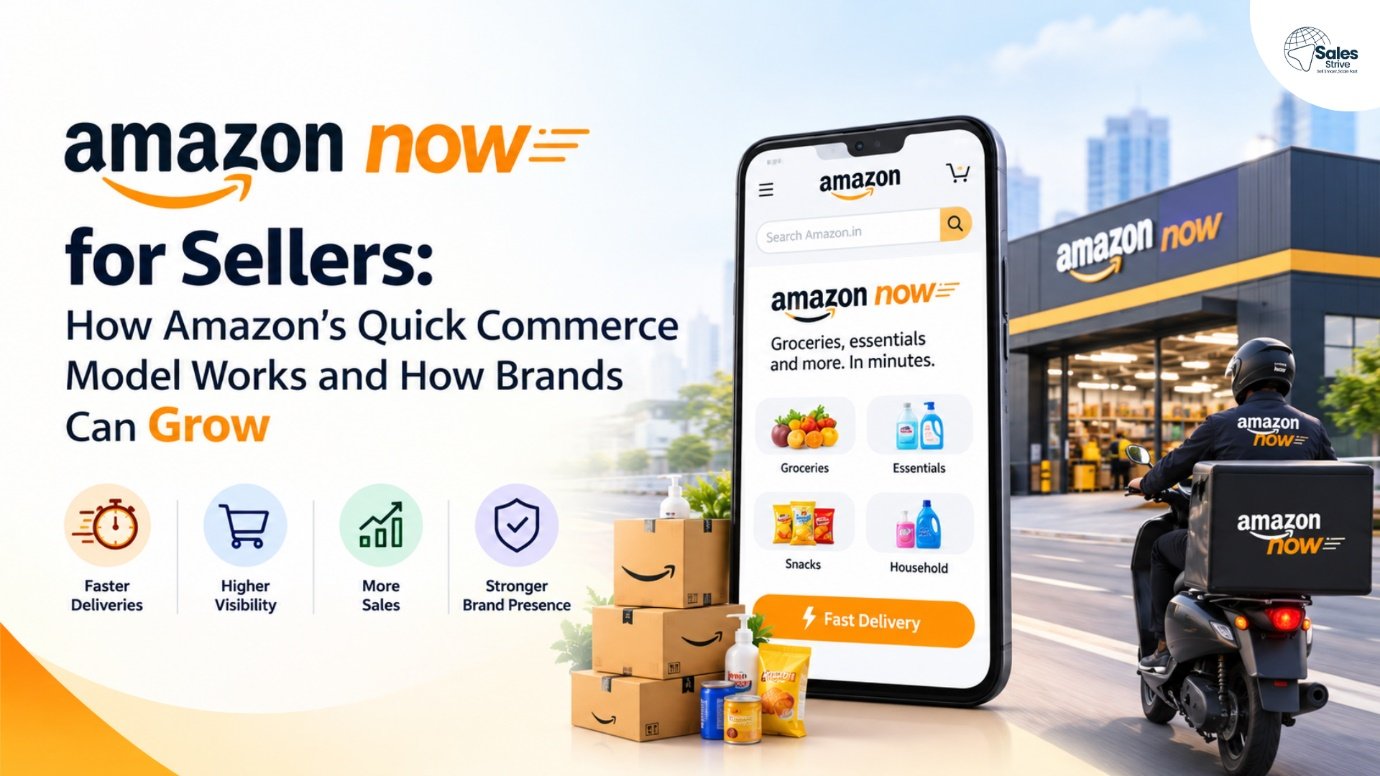 Amazon Now for sellers quick commerce delivery model in India